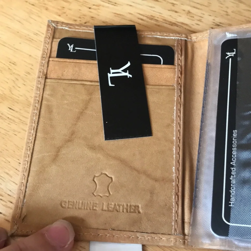 New Card holder in camel color w cc slots